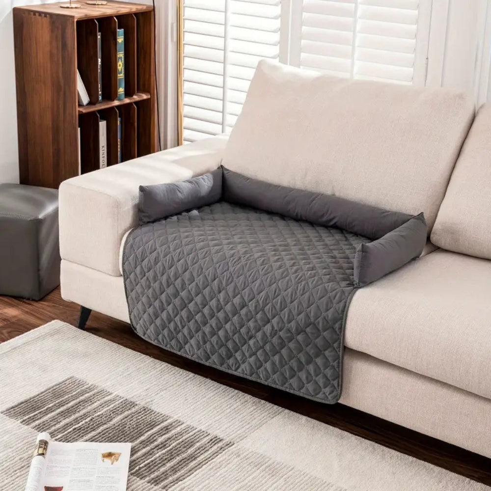 BowLift | Bolstered Quilted Pet Sofa Protector