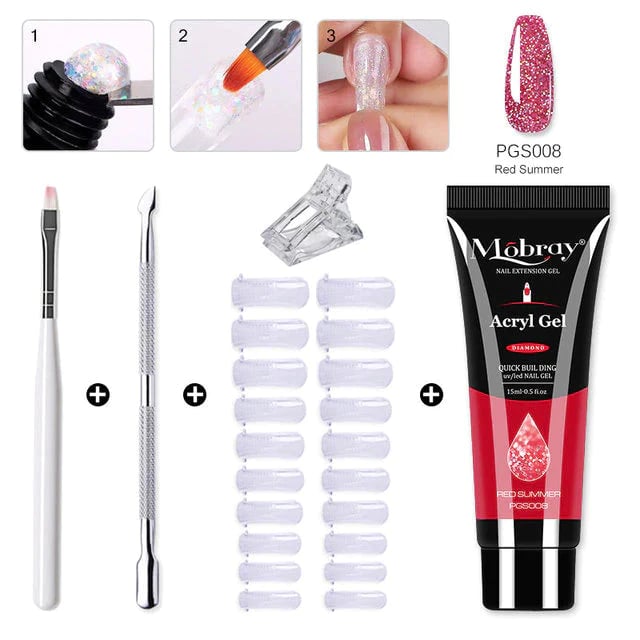 BowLift | Polygel Nail Set — Long-lasting, odorless gel for perfect nails