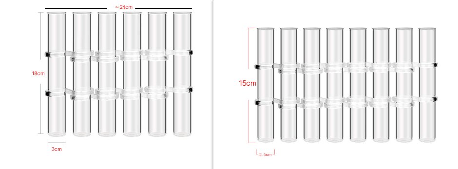 BowLift | Flexible Flower Vases with Hinges | Modern Glass Tube Vase