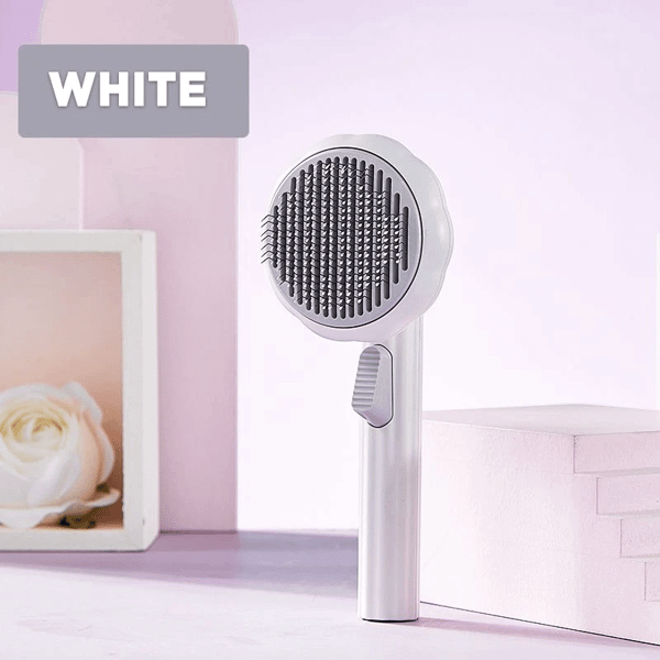 BowLift |  Pumpkin Pet Comb Pet Grooming Self-Cleaning Brush For Dogs Cats Puppy Rabbits