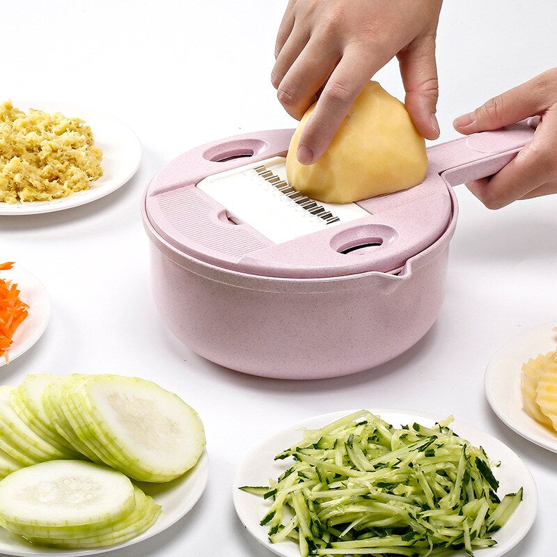 BowLift | 11pcs Multifunctional Stainless Steel Vegetable Slicer Kit