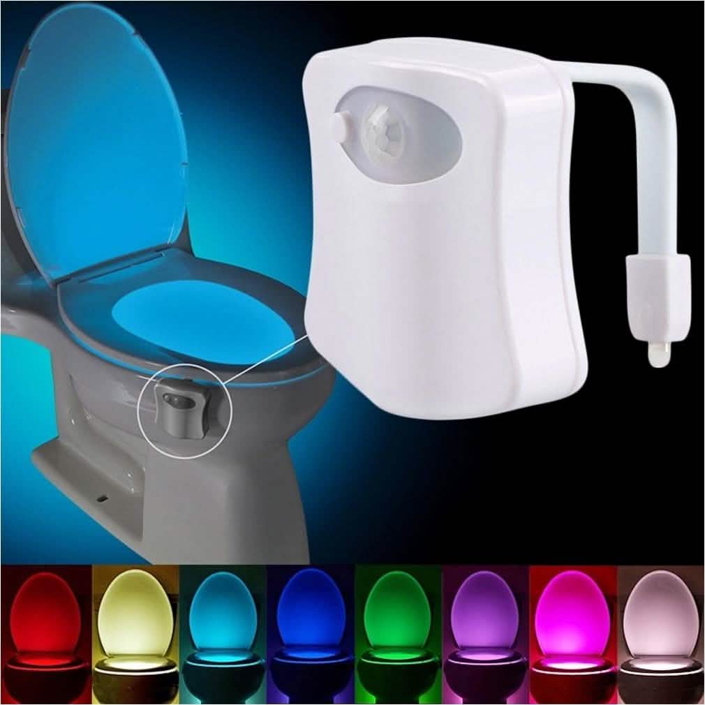 BowLift | 8-Color LED Sensor Motion Activated Bathroom Toilet Light