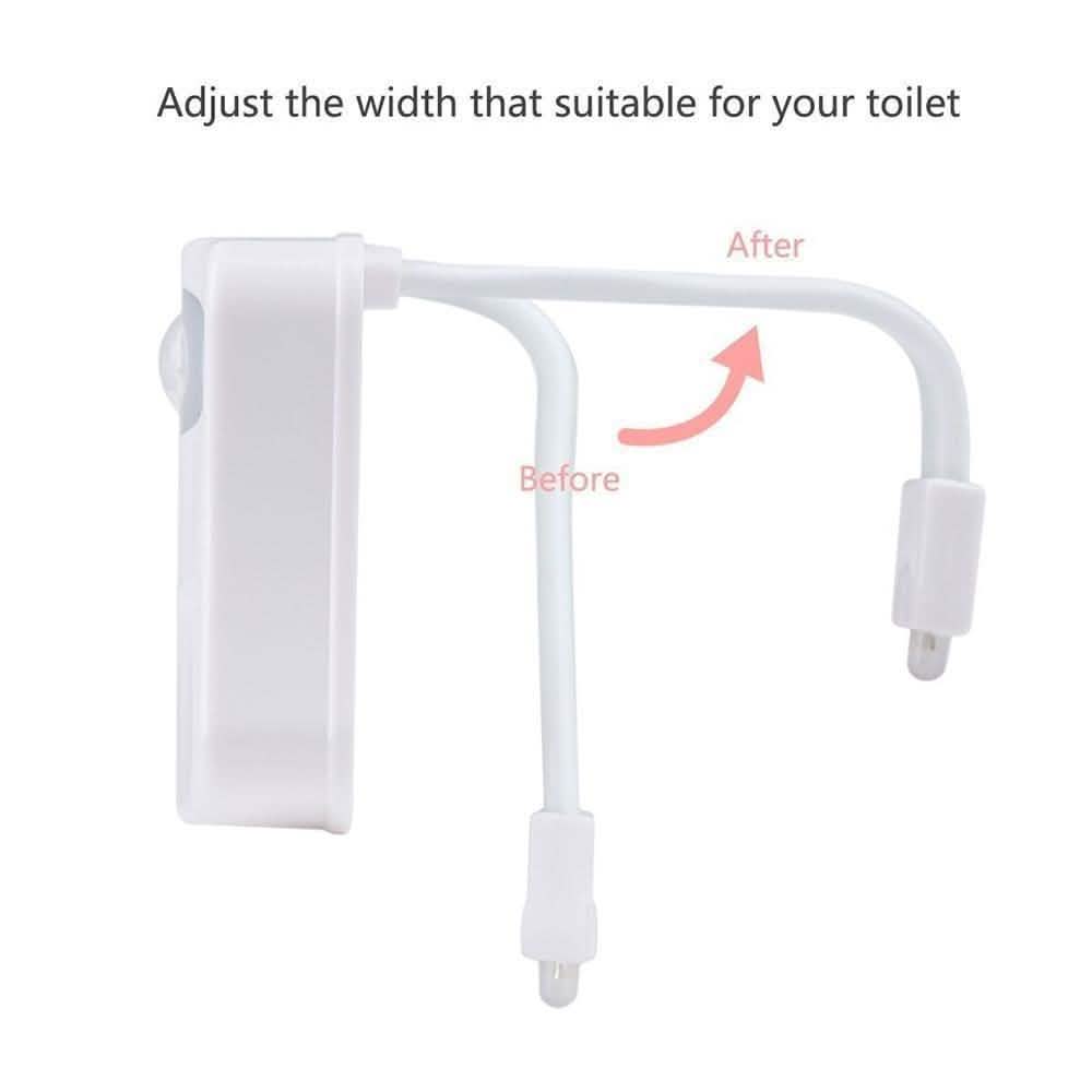 BowLift | 8-Color LED Sensor Motion Activated Bathroom Toilet Light