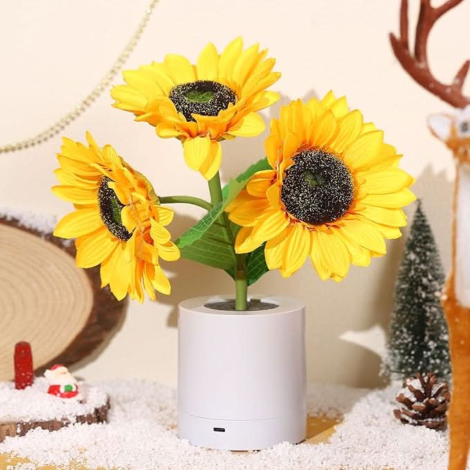 BowLift | Shimmering Sunflower LED Table Lamp