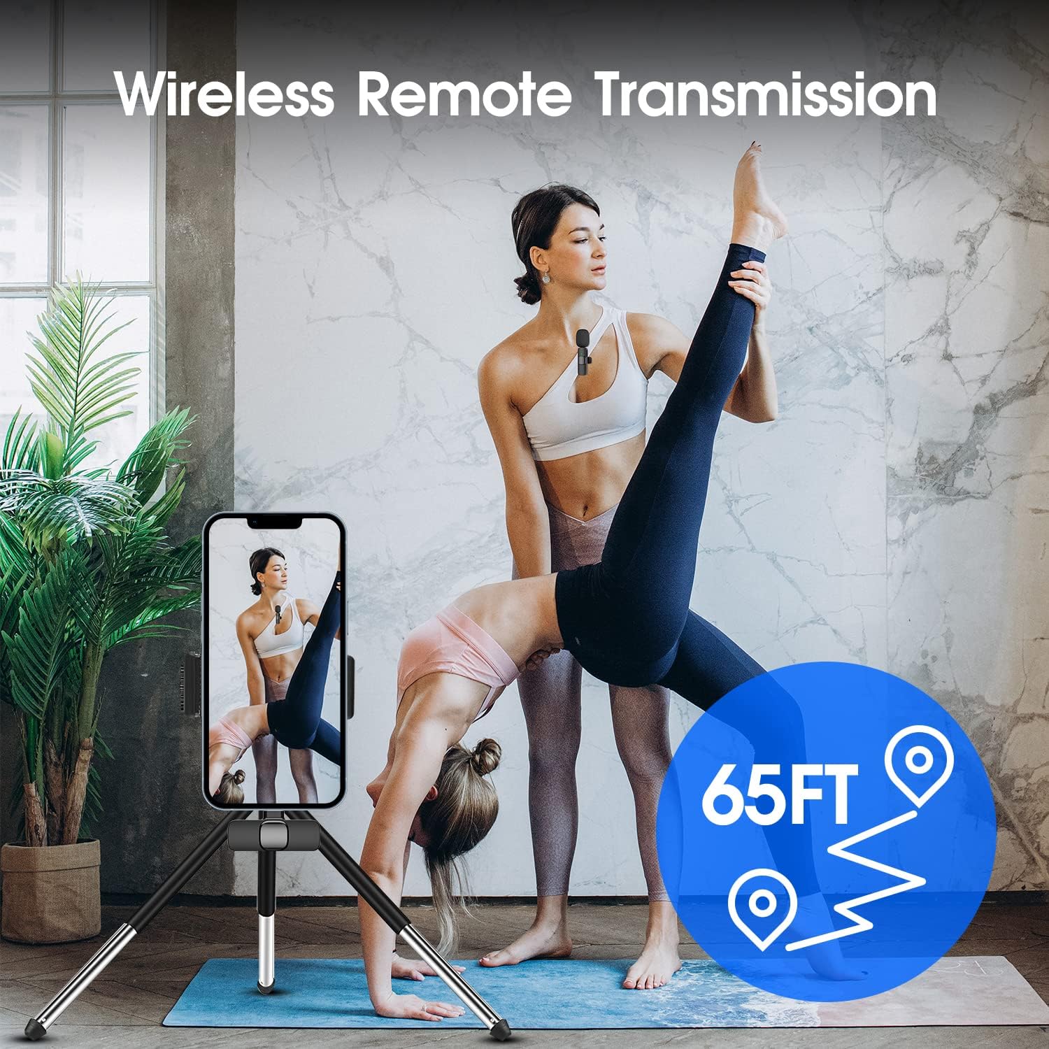 BowLift | 2-Pack wireless microphone for iPhone iPad