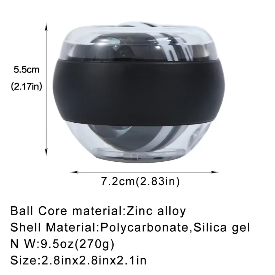 BowLift | Auto Start Gyro Ball Wrist and Forearm Exerciser Grip Strength Trainer