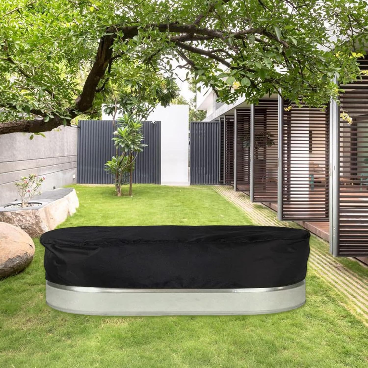 BowLift | Ice Bath Tank Cover – Waterproof UV-Resistant Rip-Proof Protective Lid – Novyra