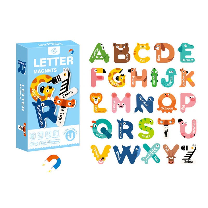 BowLift | Animal-shaped Magnetic Alphabet