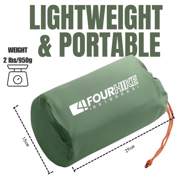 BowLift | GreenCloud Air Sleeping Pad: Ultimate Comfort for Every Adventure