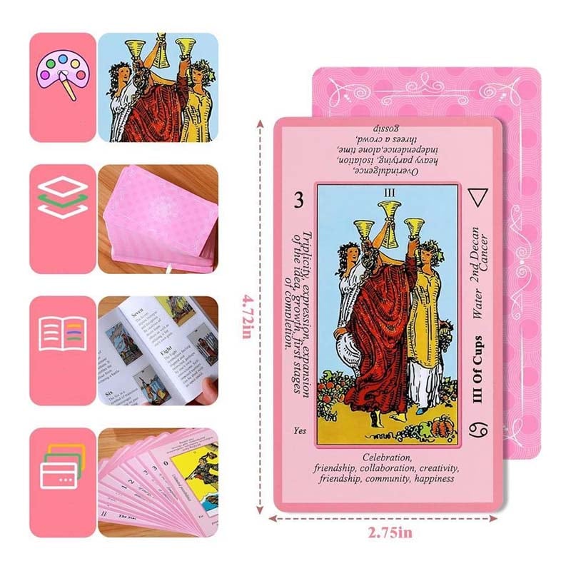 BowLift | Pink Tarot Card Deck Set