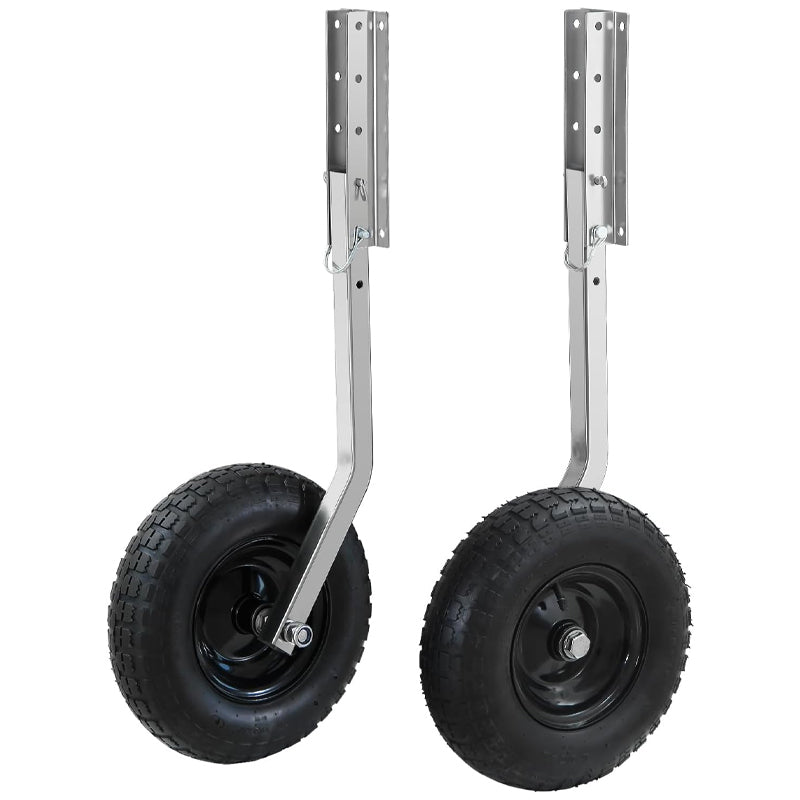 BowLift | 12" Boat Launching Wheels with 500lbs Load Capacity Aluminum Transom Launch Wheels