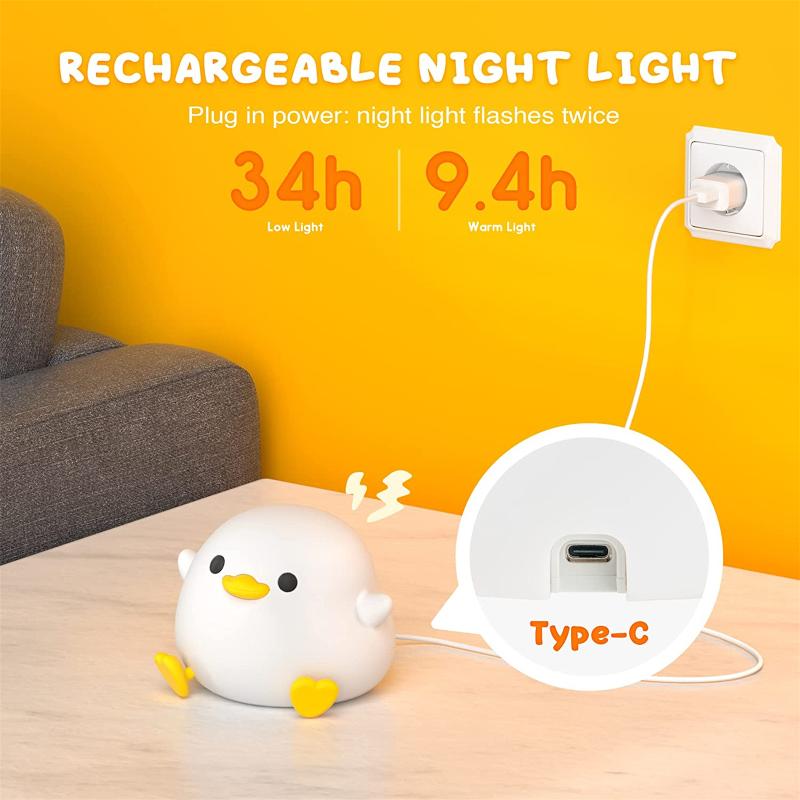 BowLift | DuckieLight | Calming Night Light for Better Sleep - Dimmable Children's Lamp