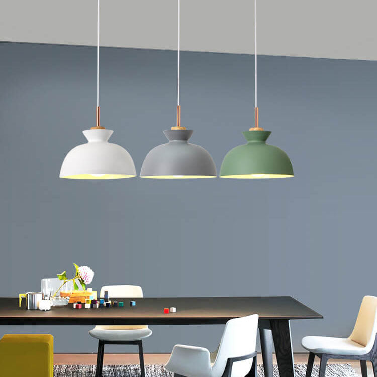BowLift | AuroraLite Nordic Pendant Light | Metal Design | 1-Light | Modern Color Options