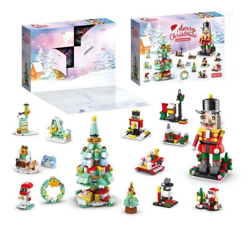 BowLift | Creative Advent calendar with 12 building blocks for Christmas tree fun