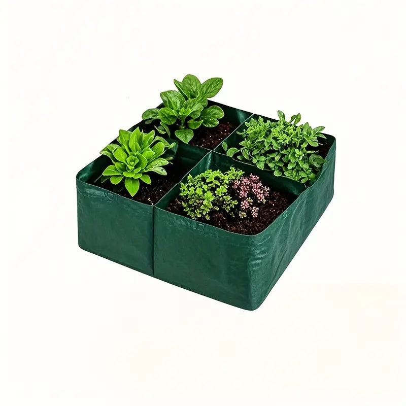 BowLift | Planting bag with multiple compartments – Robust garden storage for plants and herbs