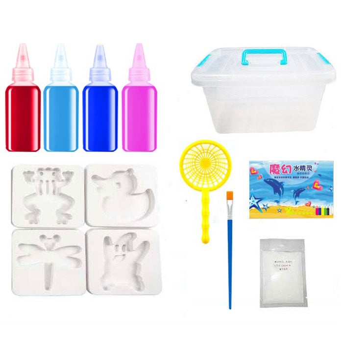 BowLift | Magic Water ELF, Children Handmade Aqua Gel Sensory Toy Set