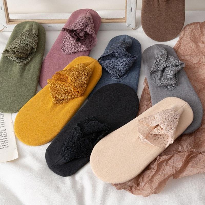 BowLift | New Fashion Lace Warmer Socks
