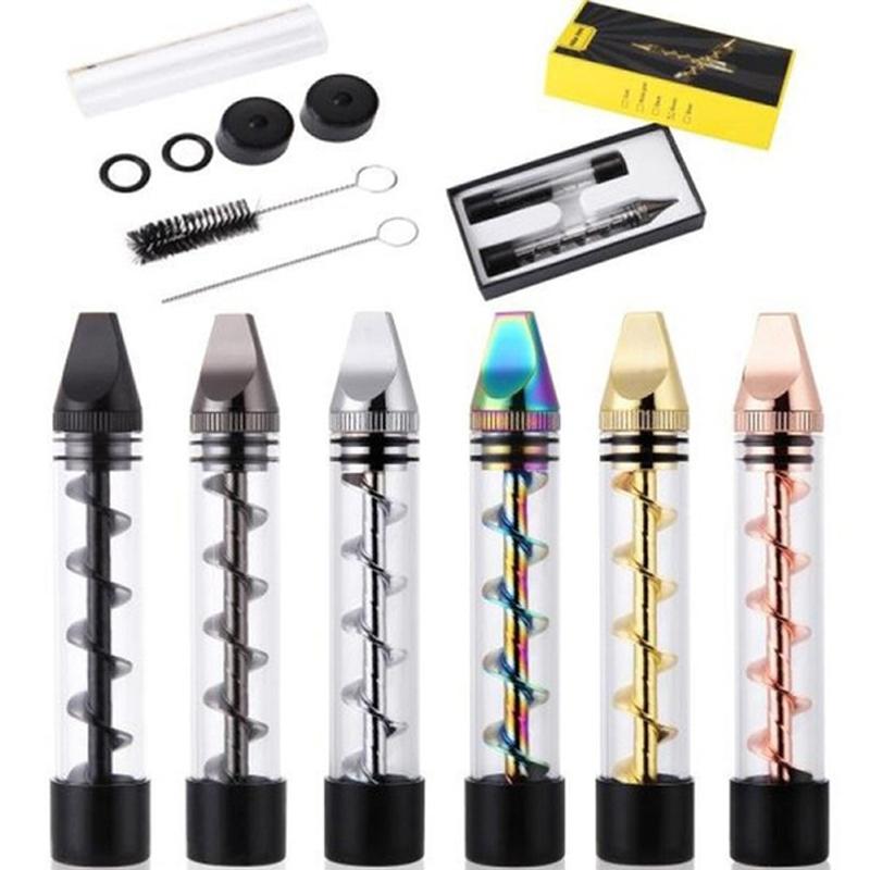 BowLift | Glass Twisty Smoking Pipe Set