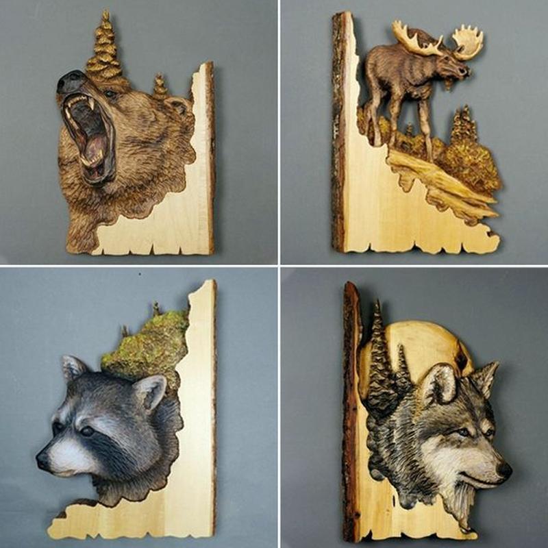 BowLift | Animal Carving Craft Wall Decoration