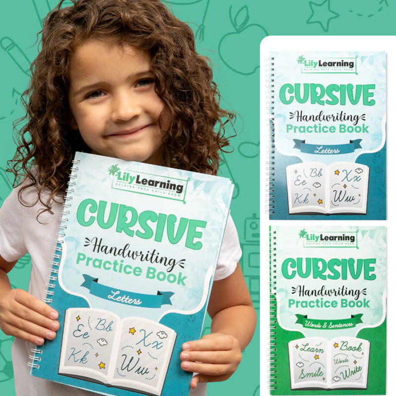 BowLift | Cursive Practice Sentence Reusable Exercise Notebooks for Children