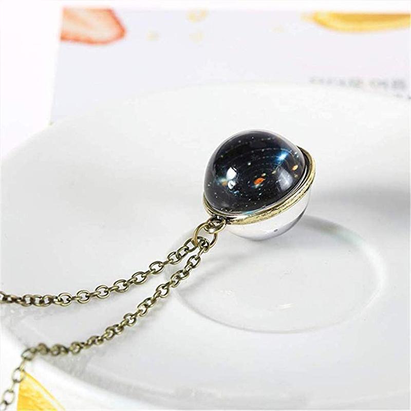 BowLift | Double-Sided Glass Galaxy Necklace
