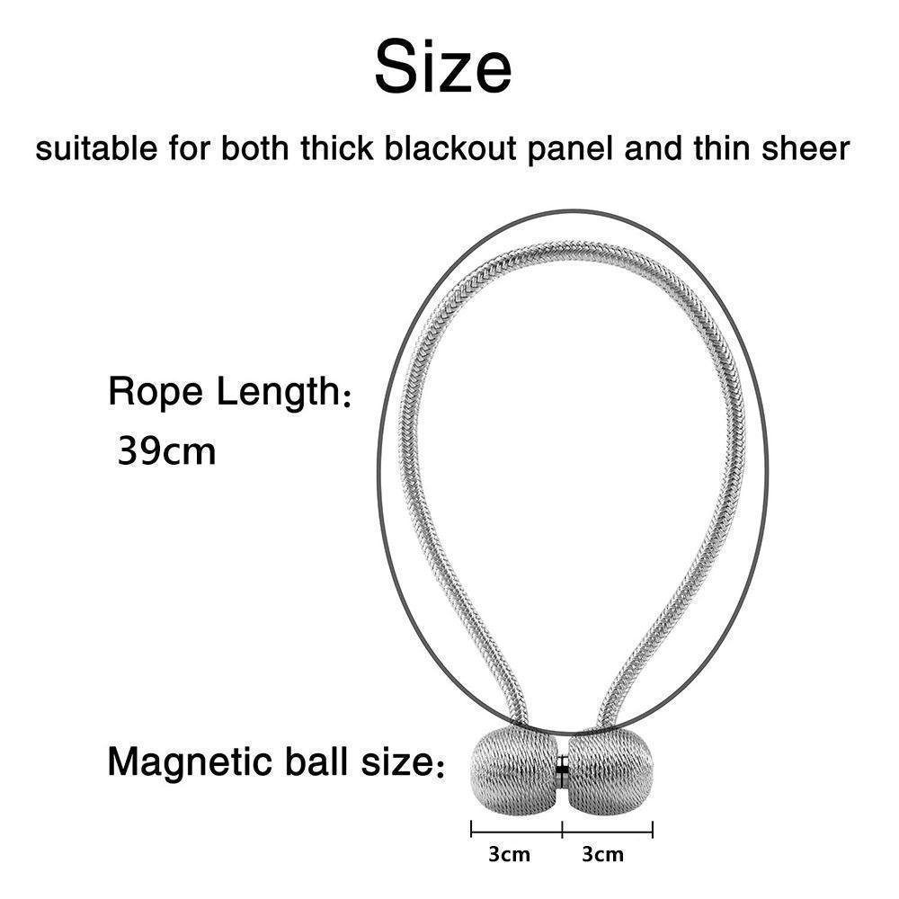 BowLift | Elegant Magnetic Curtain Buckle, 2 PC