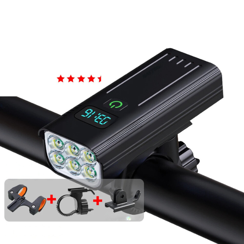 BowLift | 5000 Lumen USB Rechargeable Bike Light with Mounts