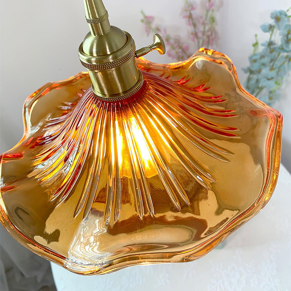 BowLift | Chic Hibiscus Glass Pendant Lamp