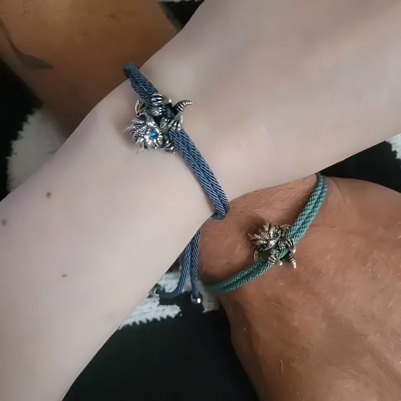 BowLift | Cute Silver Dragon Bracelet