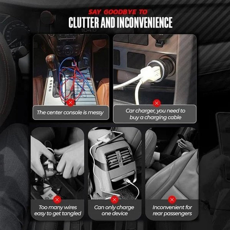 BowLift | 3-in-1 Fast Car Charger