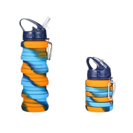 BowLift | Collapsible Silicone Water Bottle – Portable Folding Travel & Sports Bottle Cup