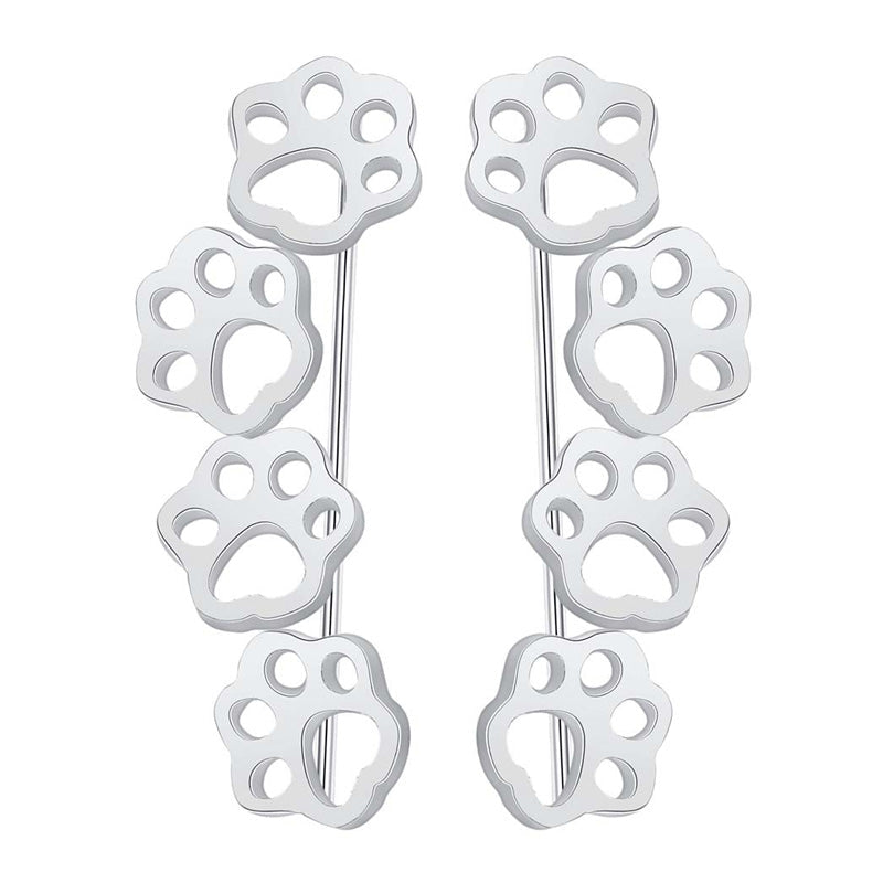 BowLift | Paw prints on my heart earrings