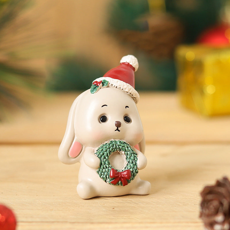 BowLift | Handmade Animal Santa Ornaments