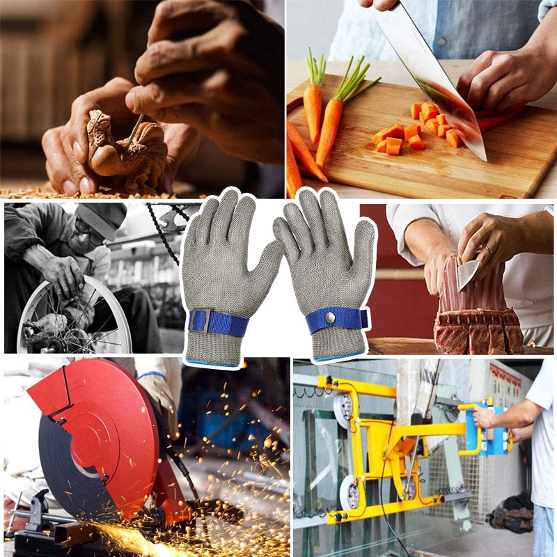 BowLift | Stainless Steel Mesh Metal Laboratory Protective Gloves