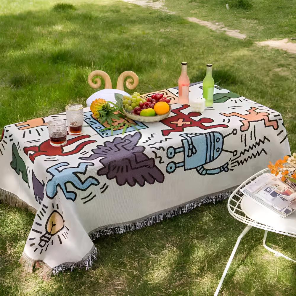 BowLift | Bold Expressions Tassel Blanket