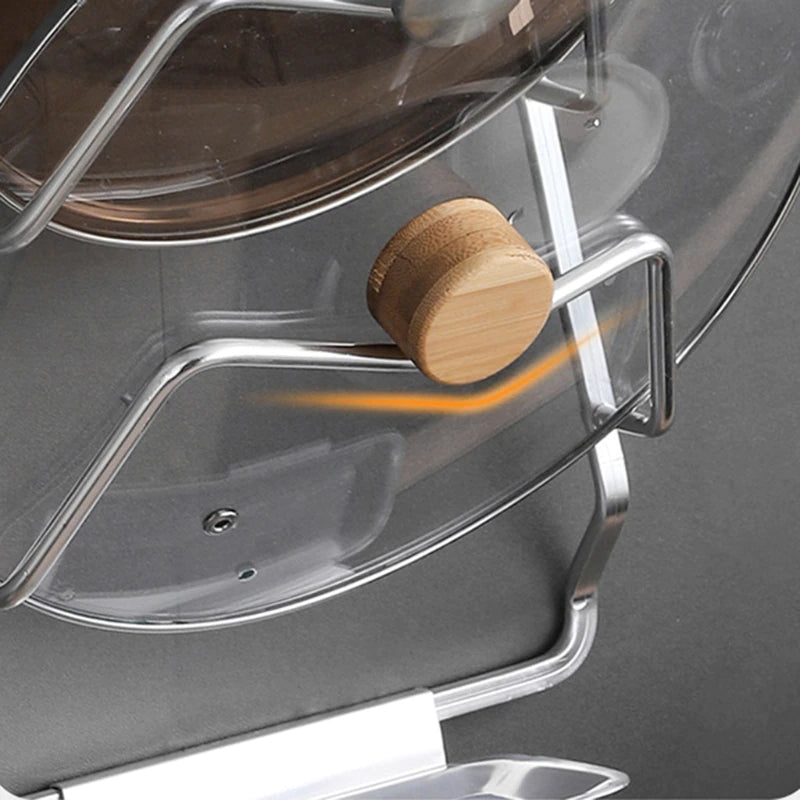 BowLift | Wall-Mounted Extreme Pot Lid Holder Rack