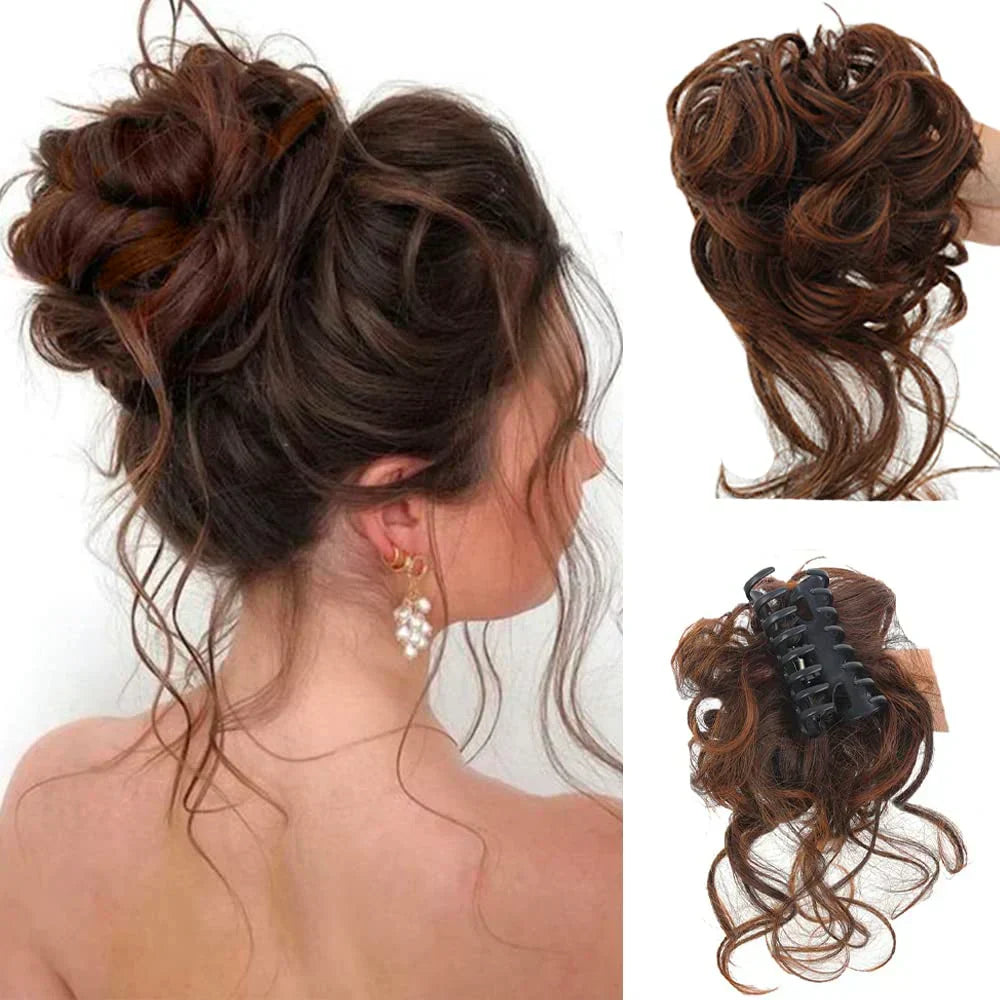 CurlyBun: Instant Curled Bun Hair Clip