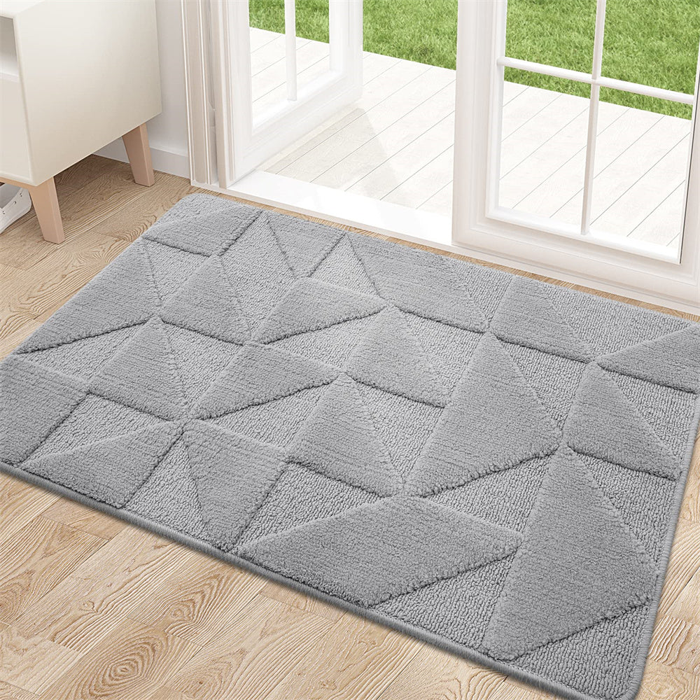 BowLift | Modern Geometric Non-Slip Microfiber Door Mat