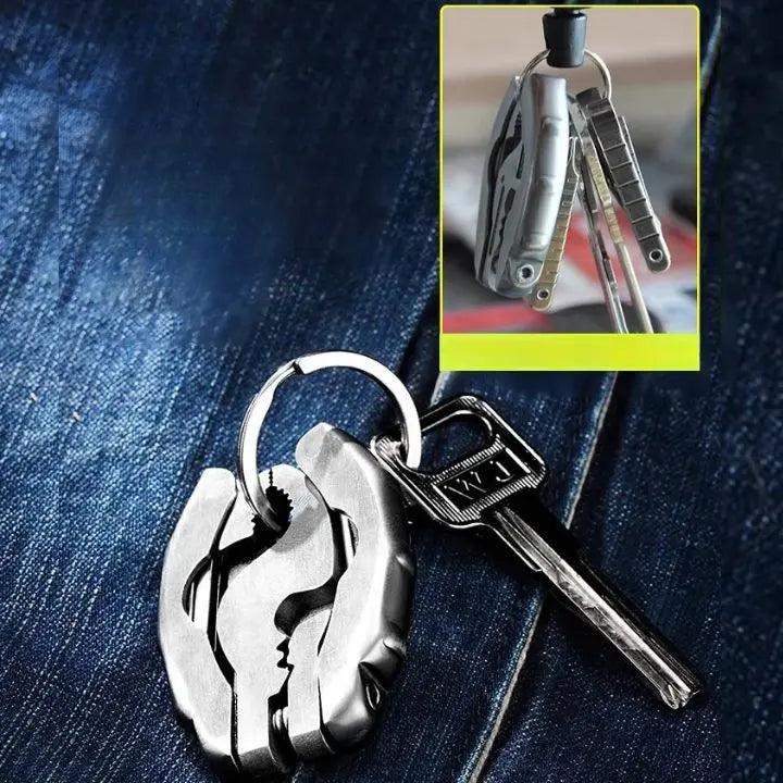 BowLift | 9-in-1 Stainless Steel Multi-Function Pliers – Compact & Versatile