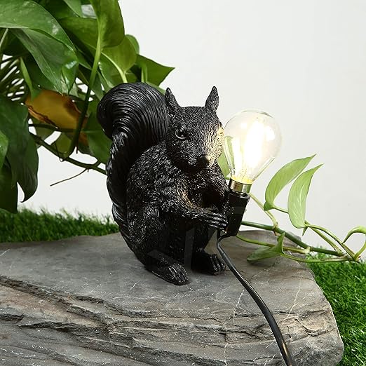 BowLift | SquirrelGlow LED Table Lamp | Cute Design & Warm Light for Kids/Room