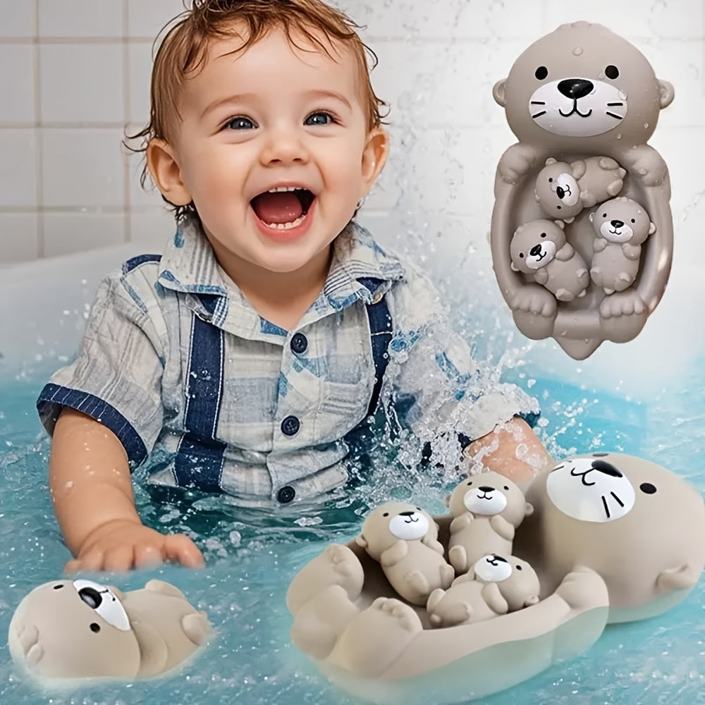 BowLift | Baby Bath Toys Set Silicone Floating Animals