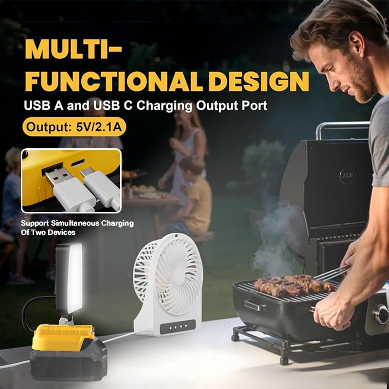 BowLift | Battery LED work light 3000 LM – Eye-friendly & with heat dissipation