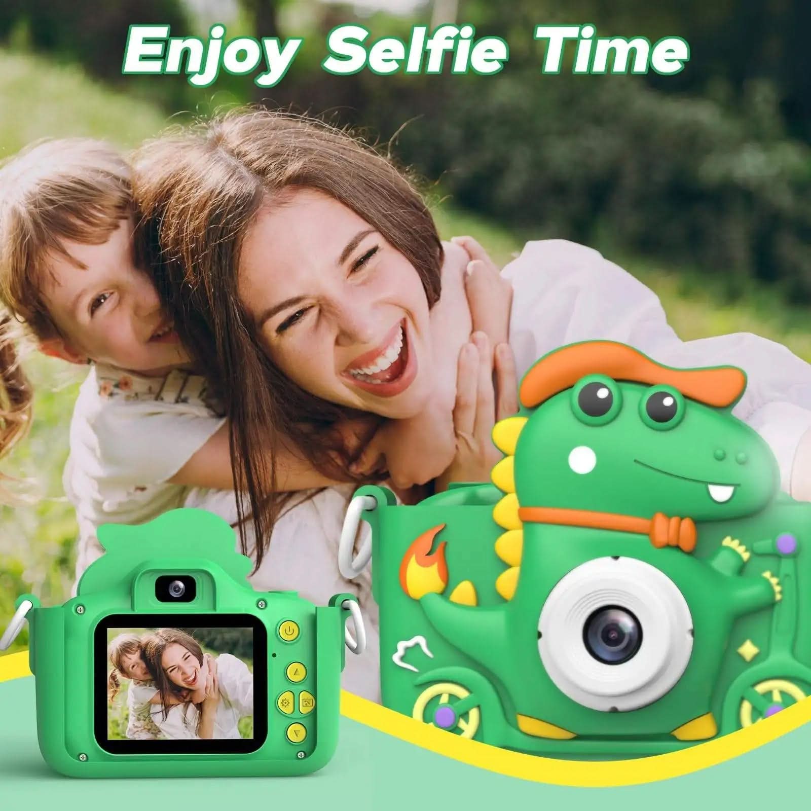 BowLift | Dinosaur camera for kids with 1080p HD
