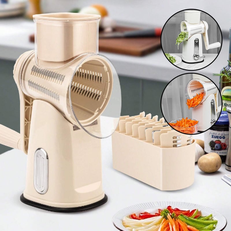 BowLift | 5 in 1 Cheese Vegetable Grater with Handle
