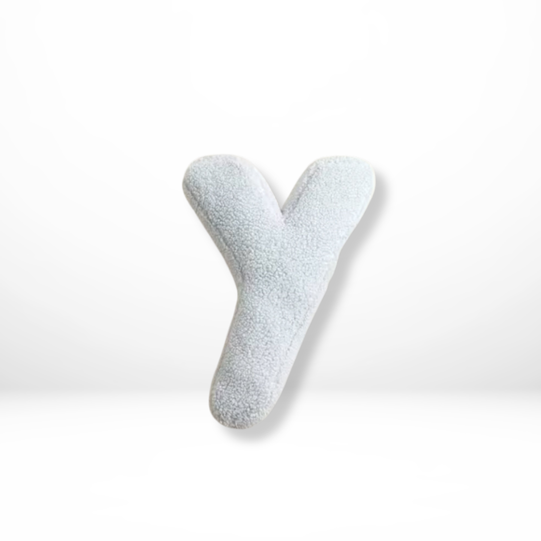 BowLift | Alphabet Cushion Velura – Soft Velvet Decorative Cushion in Every Letter of the Alphabet