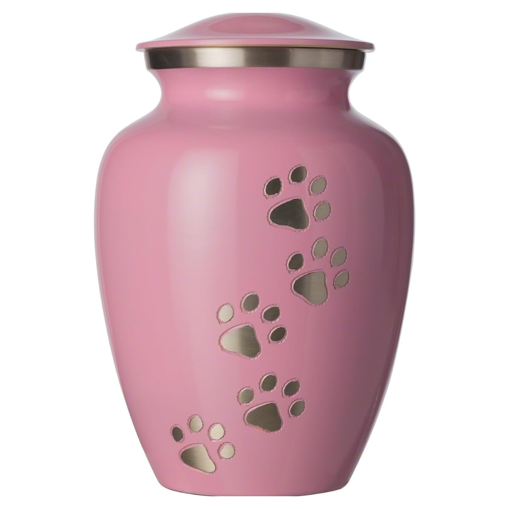 PawEternal • Hand-Carved Aluminum Pet Cremation Urn