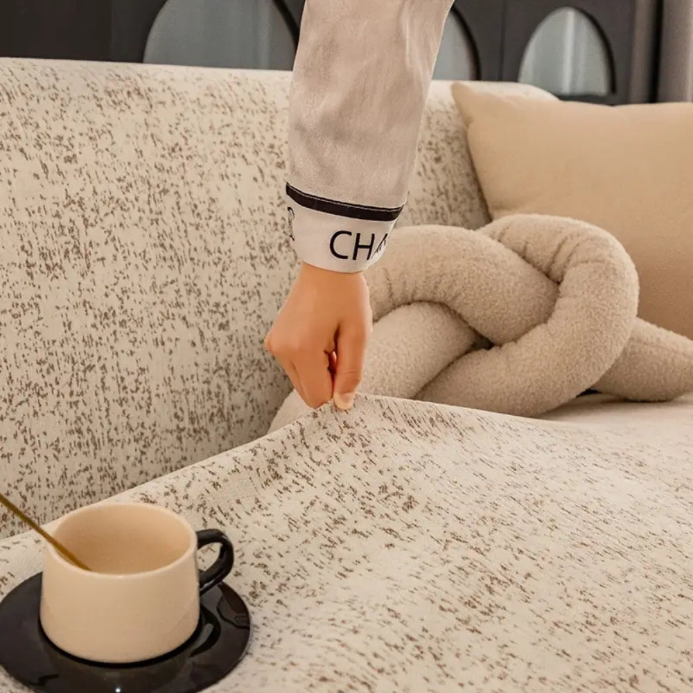 BowLift | Speckled Pattern Chenille Sofa Cover