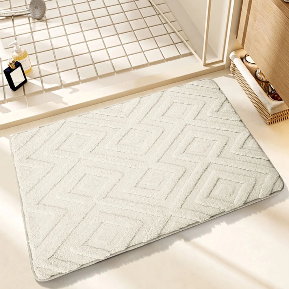 BowLift | Diamond Jacquard Bath Mat