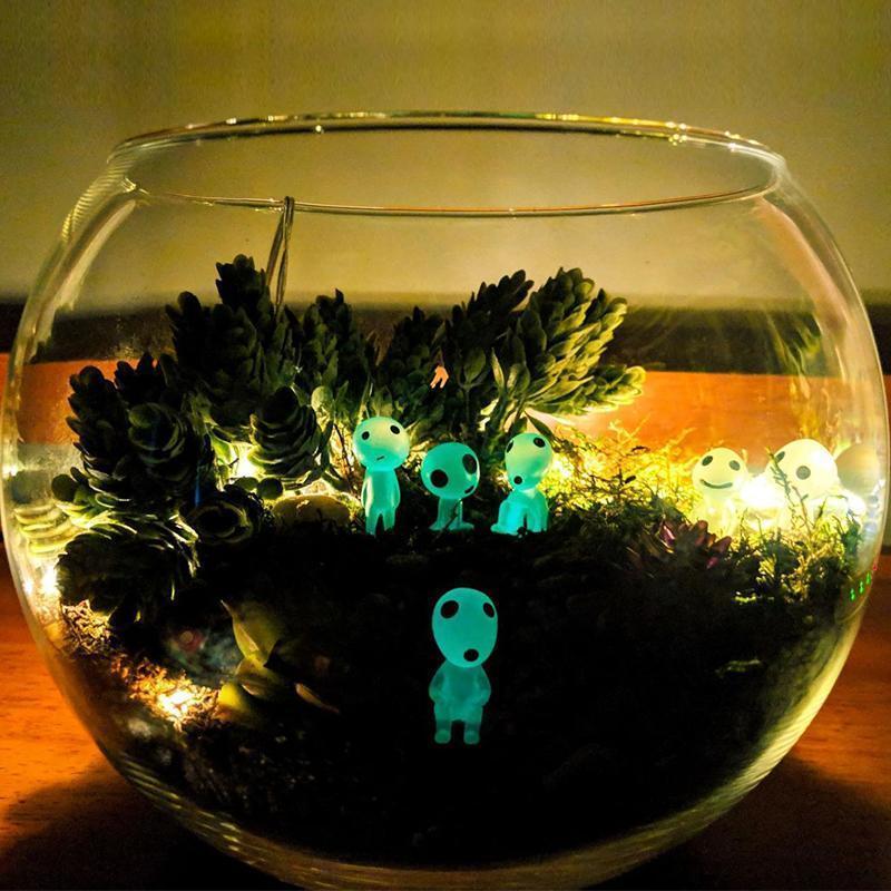 BowLift | Luminous Garden Ghost Miniature Figurines