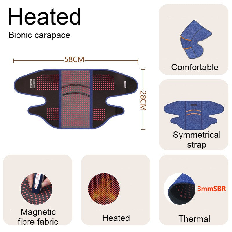 BowLift | Far Infrared Thermal Knee Warmer, with Super Warm Fabric & Bionic Carapace Design, for Winter, Travel & Outdoors